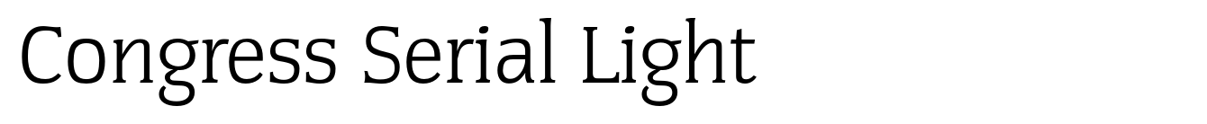 Congress Serial Light